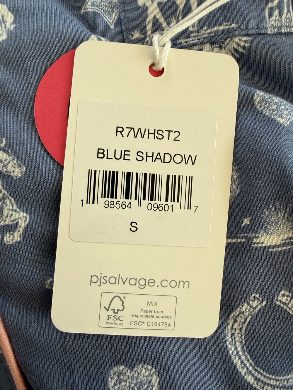 P.J. Salvage Whimsy Lone Star Love Cropped Western Pajama Set NWT Size S - Picture 5 of 7